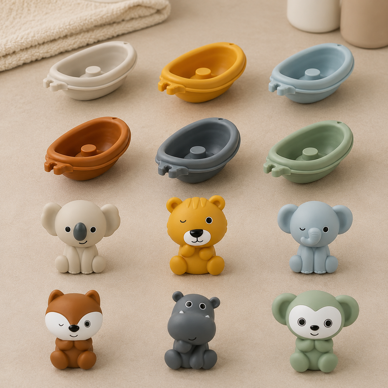Floating Friends Bath Toy Collection